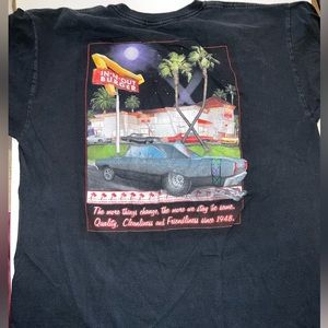 In n out burger California t shirt large black shirt sleeve